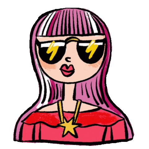 Girl Superstar Sticker