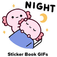 Tired Good Night Sticker by Sticker Book iOS GIFs