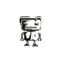 Machart robots bots roboter machart Sticker