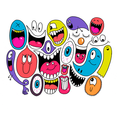 illustration monsters GIF by Chris Piascik
