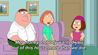 Peter and Meg Want Meg Out | Season 19 Ep. 18 | FAMILY GUY