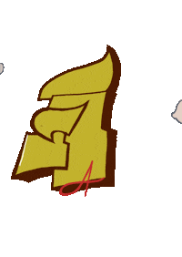 Tag Graffiti Sticker by Cabelin/ Amizade