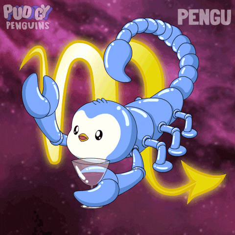 Zodiac Sign Penguin GIF by Pudgy Penguins