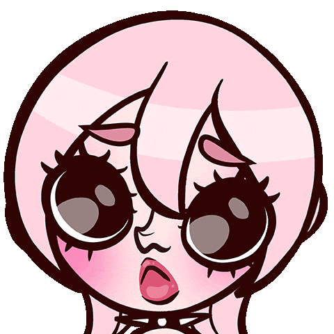 Pink Chibi Sticker