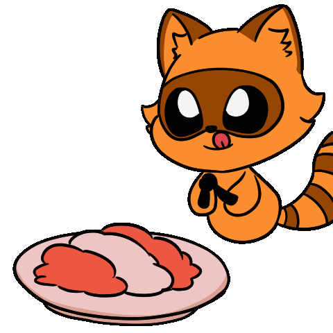 Hungry Dinner Sticker by Christophers Genie