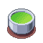 Green Tea Coffee Sticker