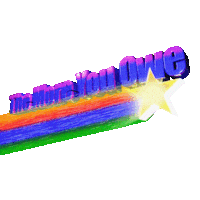 Credit Card Rainbow Sticker by INTO ACTION