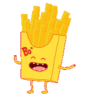 Happy Nom Nom Sticker by Bojangles'