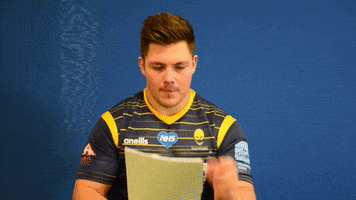 Signing Good News GIF by Worcester Warriors
