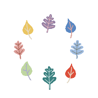 Forest Leaves Sticker