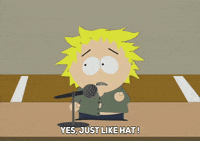 nervous tweek tweak GIF by South Park 