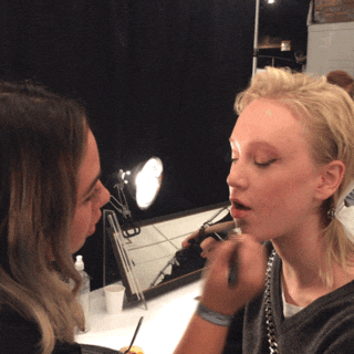 new york fashion week makeup GIF by NYFW: The Shows