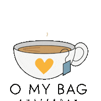 Coffee Tea Sticker by O My Bag