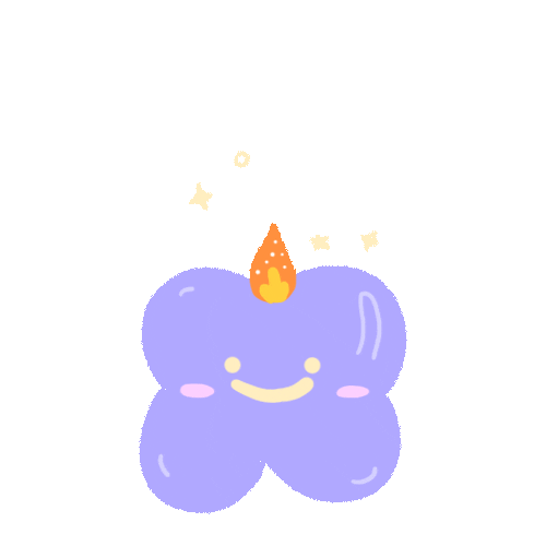 junejune666 candle scented candle moomoocandle Sticker