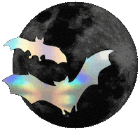 Full Moon Halloween Sticker by blackmooncosmetics