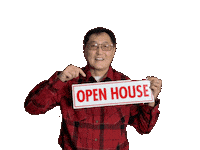 Open House Sticker by Jim Chu
