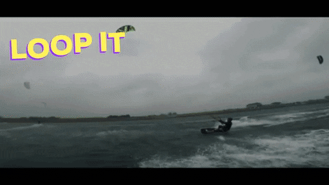 spleene giphygifmaker kitesurf kitesurfing kiteboarding GIF