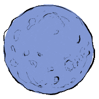 megapiko new moon newmoon megapiko Sticker