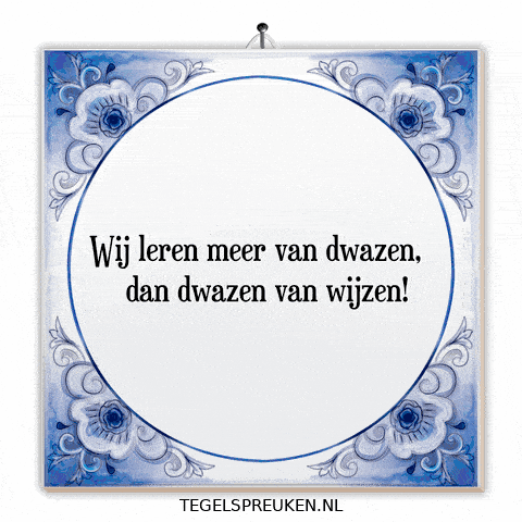 Wijsheid Spreuk GIF by Tegelspreuken.nl