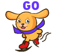 Happy Ice Skating Sticker by JPedicini