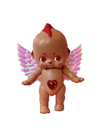 EganStreetDesign valentine valentines day angel valentines Sticker
