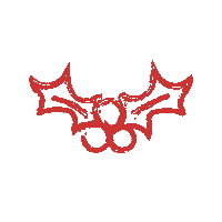 WeAreREDVELVET christmas holly redvelvet marketing agency Sticker