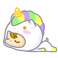 kiktoyz giphyupload baby unicorn middlefinger Sticker