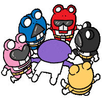 Angry Cartoon Sticker