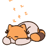 Tired Cat Sticker by BeKyoot