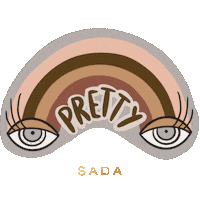 Rainbow Eyeshadow Sticker by SADA BY CATHY SHARON