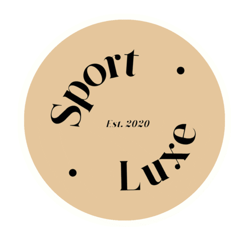 sport-luxe love sport circle sporty Sticker