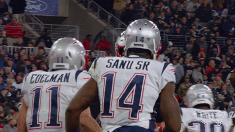 High Five Tom Brady GIF by New England Patriots