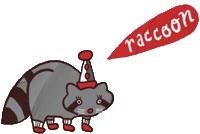 Raccoon Great Big Story Sticker by Marcie LaCerte