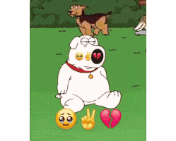 Sad Brian Griffin Sticker