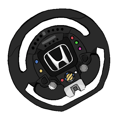 Steering Indy 500 Sticker by Honda