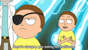 Rick And Morty Eating GIF by Adult Swim