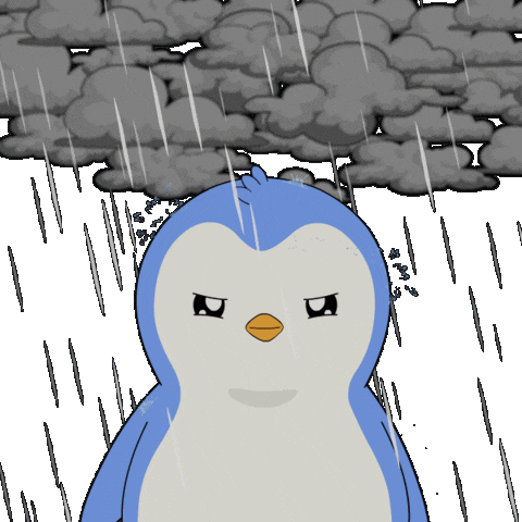 Sad Main Character Sticker by Pudgy Penguins