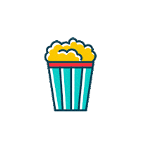 Pop Corn Sticker by Ma French Bank