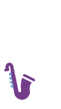 wsjrdp music musik jam saxophone Sticker