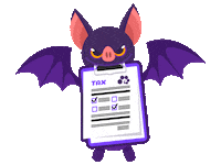 Halloween Bat Sticker by Luca Center