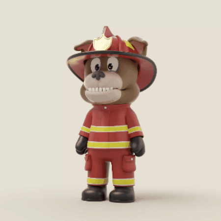 cashewgetsajob giphygifmaker happy dog 3d GIF