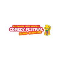 Happy Comedy Festival Sticker by Melbourne International Comedy Festival