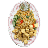 Fried Rice Train Sticker by foodbabyny