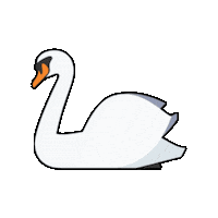 Swan Sticker by Canal & River Trust