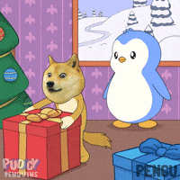 Merry Christmas GIF by Pudgy Penguins