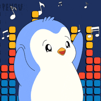 Happy Turn It Up GIF by Pudgy Penguins