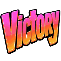 Number One Win Sticker