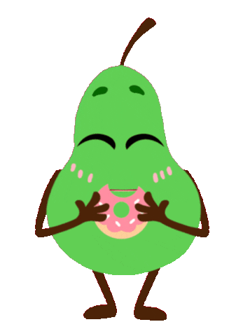 PearLovingAce pear feederism feedism feedist Sticker
