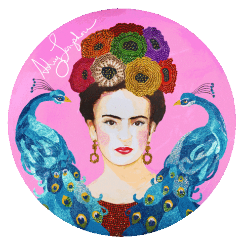 new orleans yes Sticker by Ashley Longshore