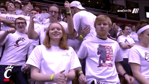 cincinnati bearcats fan GIF by University of Cincinnati Athletics